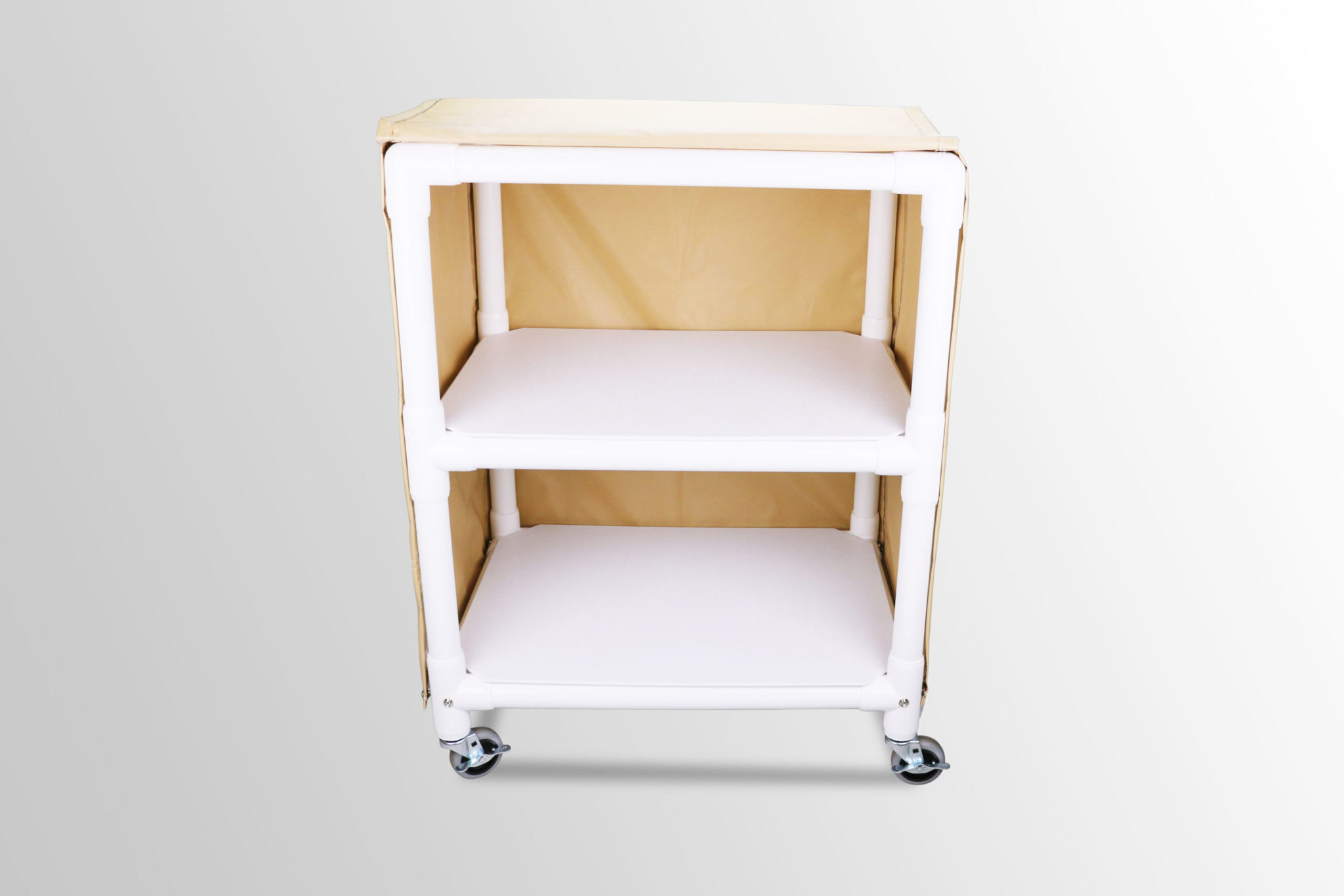 Small Dual-Shelf Cart
