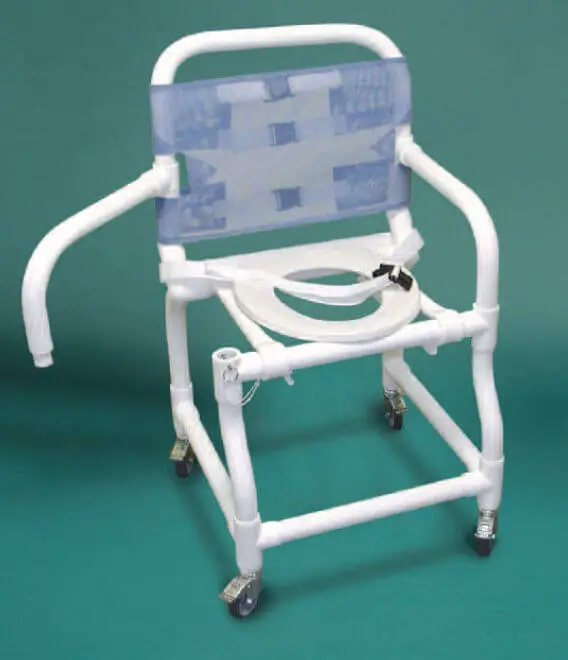 swing arm shower chair