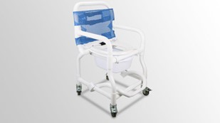 Premium Swing-Arm Commode-Shower Chair