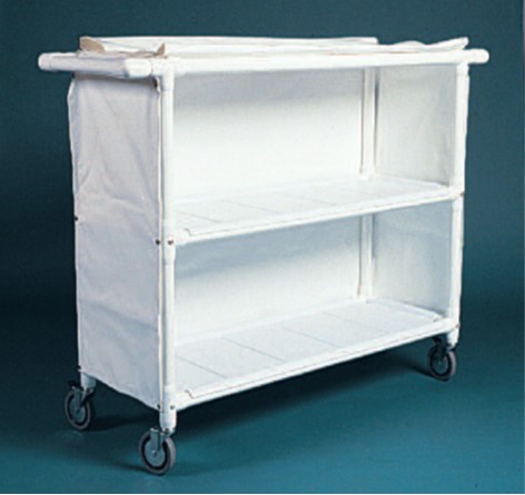 Large Dual-Shelf Linen Cart